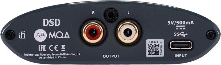 ЦАП и усилитель iFi UNO DAC/Amp mini Black - Фото 3 ЦАП и усилитель iFi UNO DAC/Amp mini Black - изображение 3