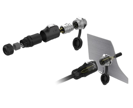 Разъем герметичный вилка CNLINKO pin2 LP-16-J02PE-01-001 - изображение 2