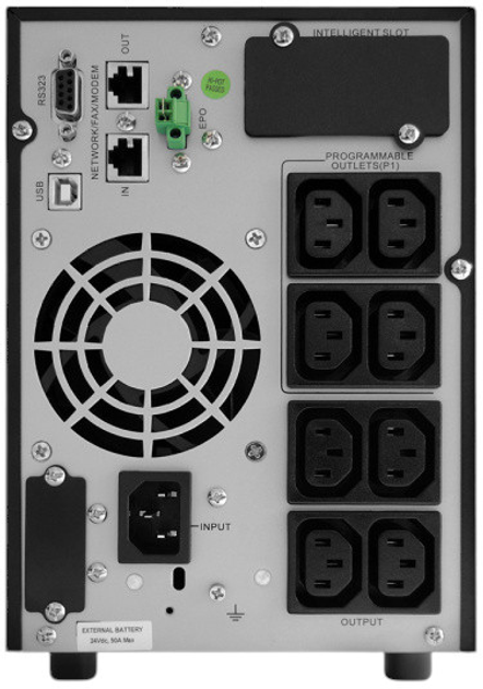 UPS Online USV-Systeme Zinto Tower 800 VA (720 W) Black (4026908004656) - obraz 3