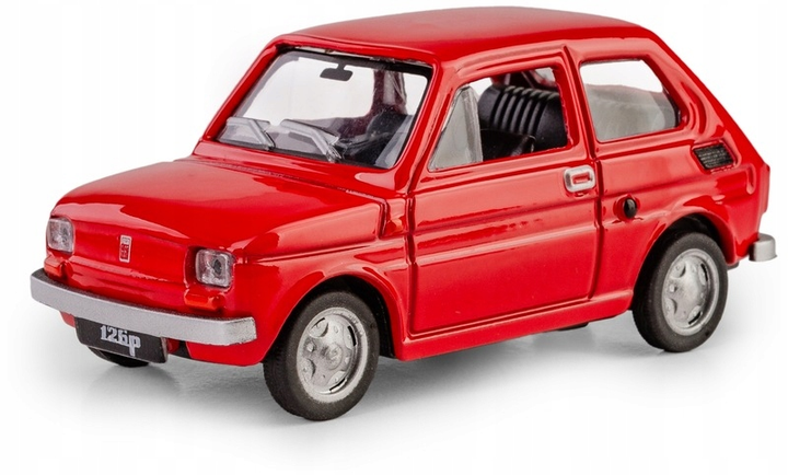 Металева модель Daffi PRL Fiat 126p Red (5905422115729) - зображення 2