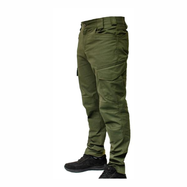 Тактичні штани WinTac Varvar Olive Urban Tactical Pants Special Fabric L/Short олива - изображение 2