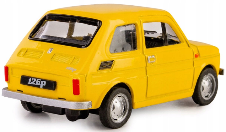 Металева модель Daffi PRL Fiat 126p Yellow (5905422115705) - зображення 2