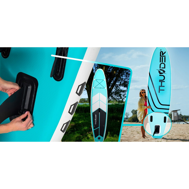 Надувна дошка SUP THUNDER Coast 320 см з веслом Mint - зображення 2