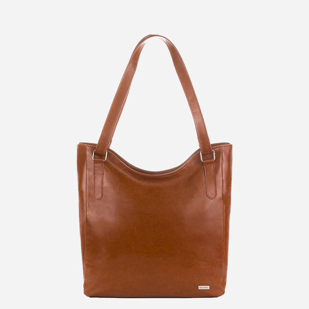 Torebka shopper damska ze skóry naturalnej Paolo Peruzzi Z-09-CG Jasnobrązowa (5903754432033) - obraz 1