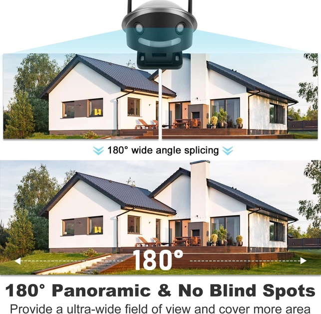 Уличная камера видеонаблюдения с двумя объективами 4MP GENBOLT 2.5K PoE WIFI GB212K - изображение 2