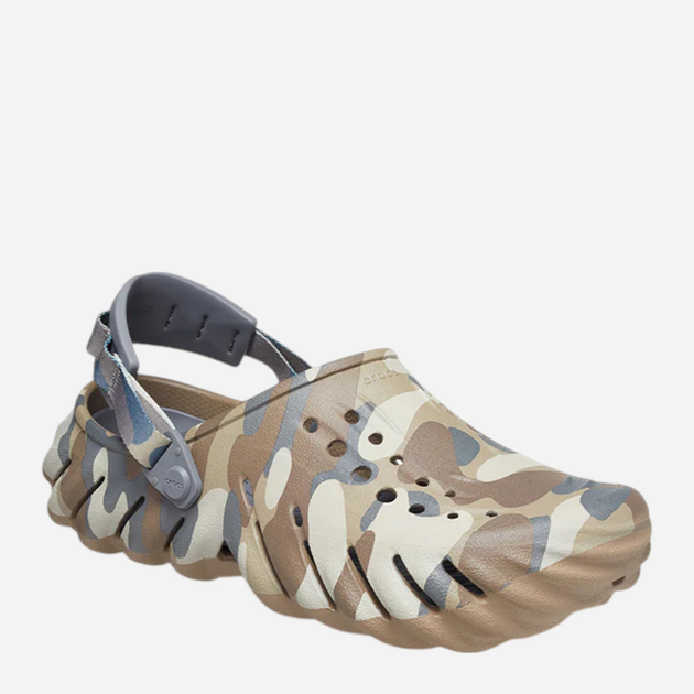 Chodaki męskie Crocs Echo Camo Redux Clog 209134-025 43-44 (M10) 28 cm Kamuflaż (196265411245) - obraz 2