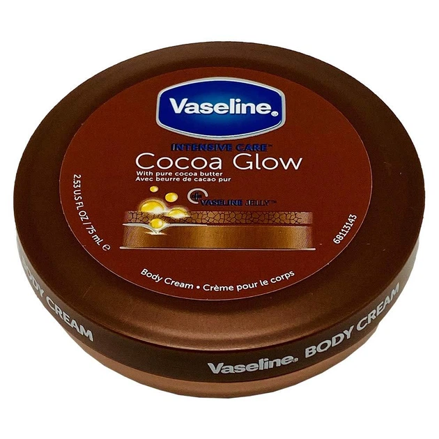 Крем для тела Vaseline Intensive Care Cocoa Glow 75 мл - Фото 1 Крем для тела Vaseline Intensive Care Cocoa Glow 75 мл - изображение 1