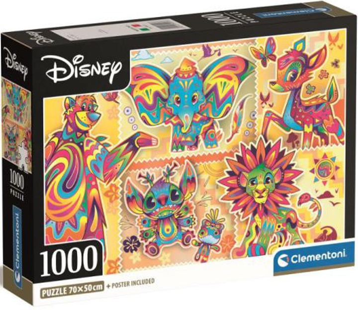 Puzzle Clementoni Compact Disney Classic 1000 elementów (8005125399178) - obraz 1