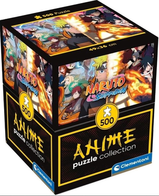 Пазли Clementoni Cubes Anime Naruto Shippuden 500 елементів (8005125355167) - зображення 1