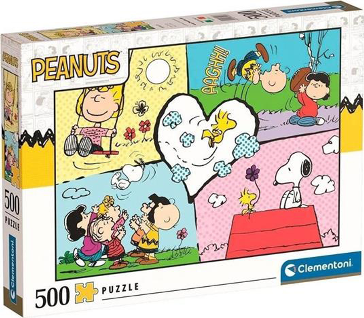 Puzzle Clementoni Peanuts 500 elementów (8005125355587) - obraz 1