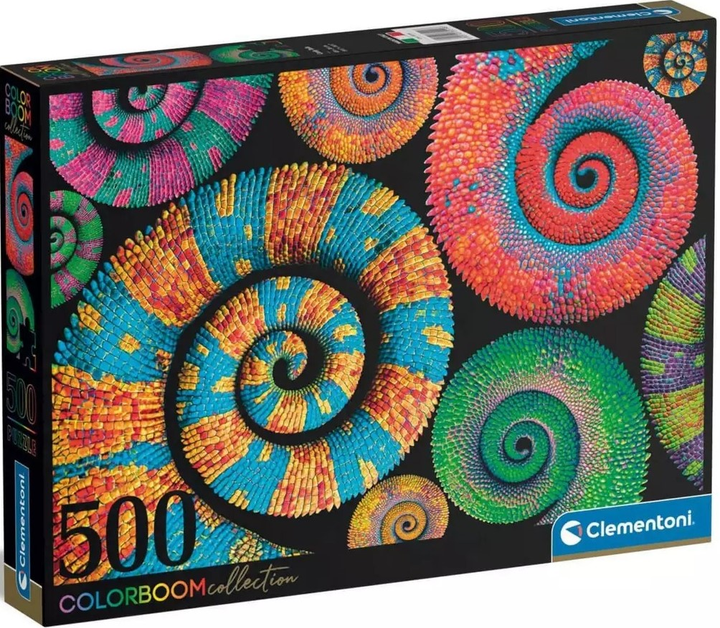 Puzzle Clementoni Color Boom Curly Tails 500 elementów (8005125355198) - obraz 1