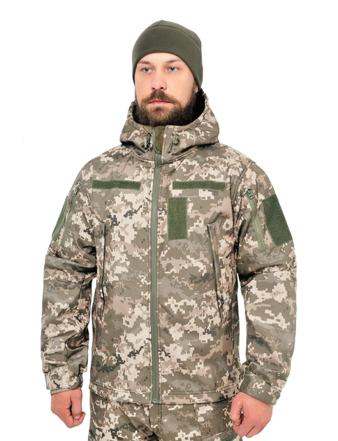 Тактична куртка WinTac Soft Shell Viking MM14 Світлий M піскель - зображення 1