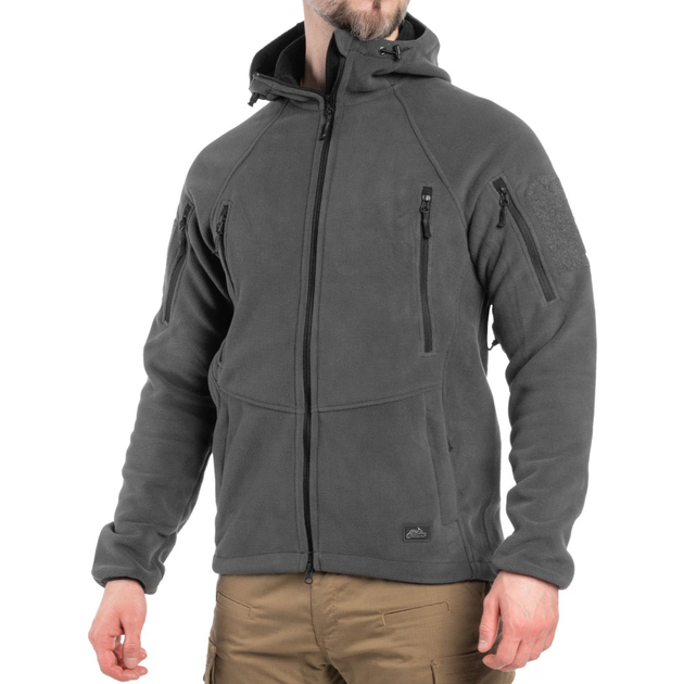 Куртка Helikon-Tex PATRIOT Mk 2 - Hybrid Fleece, Shadow Grey/Black S/Regular (BL-PJ2-FH-3501A) - изображение 2