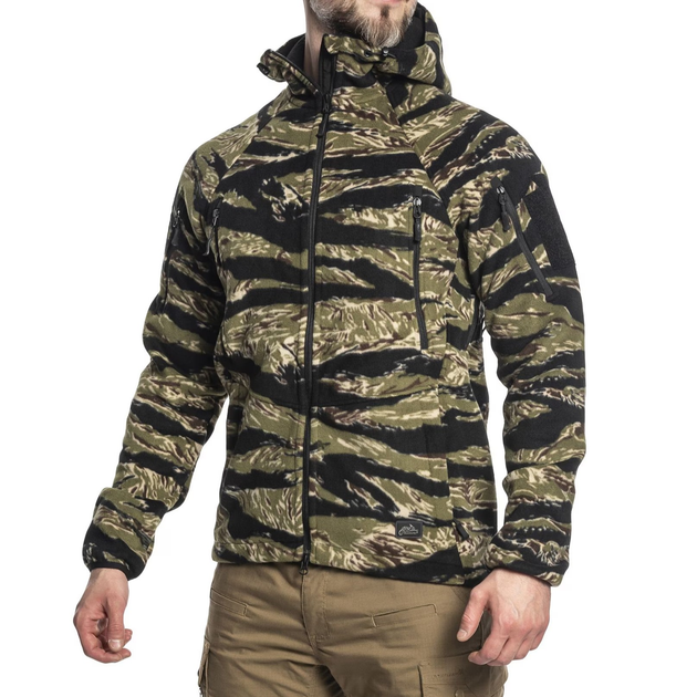 Куртка Helikon-Tex PATRIOT Mk 2 - Hybrid Fleece, Tiger stripe L/Regular (BL-PJ2-FH-62) - зображення 2