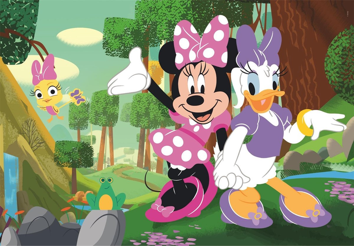 Puzzle Clementoni Super Kolor Minnie 2 po 60 elementów (8005125248155) - obraz 3