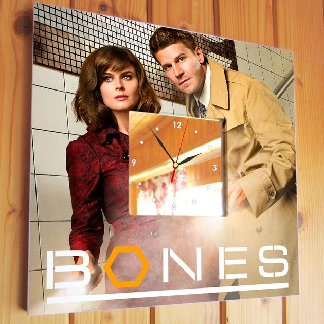 Настенные часы "Сериал Кости. Bones" сувенир фанатам кино, декор интерьера дома, офиса, кафе, бара - изображение 2