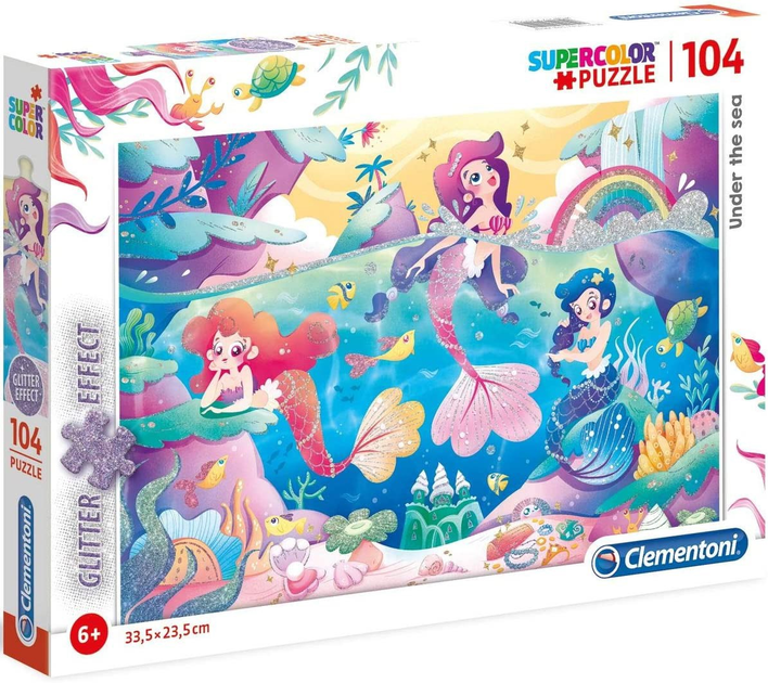 Puzzle Clementoni Super Frozen 104 elementy (8005125257713) - obraz 1