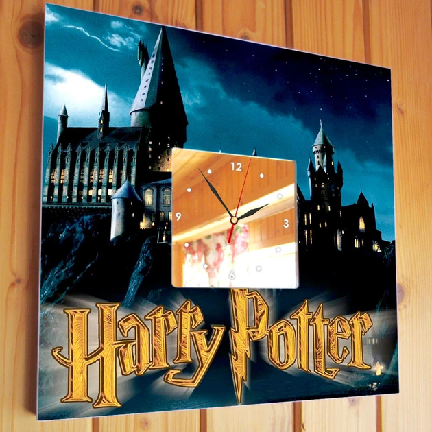 Часы "Гарри Поттер. Harry Potter" стильное украшение для любителей кино, тв сериалов, в спальню, комнату, дом - изображение 2