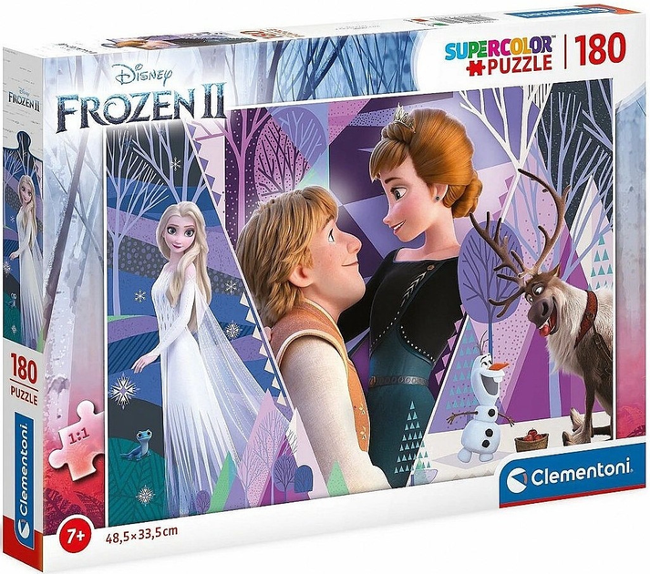 Puzzle Clementoni Super Frozen 180 elementów (8005125293094) - obraz 1