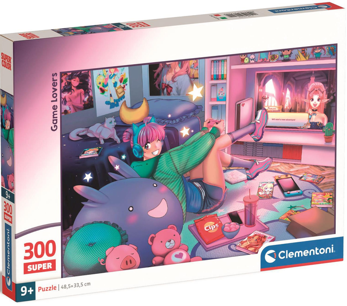 Puzzle Clementoni Super Game Lovers 300 elementów (8005125217229) - obraz 1