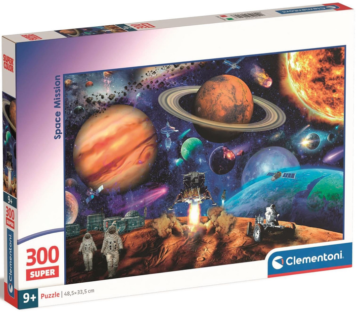 Puzzle Clmentoni Super Space Mission 300 elementów (8005125217243) - obraz 1