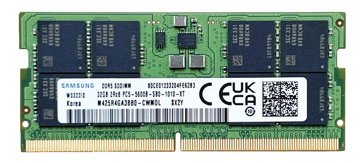 Оперативная память Samsung SODIMM DDR5 32Gb 2Rx8 PC5-5600B-SB0
