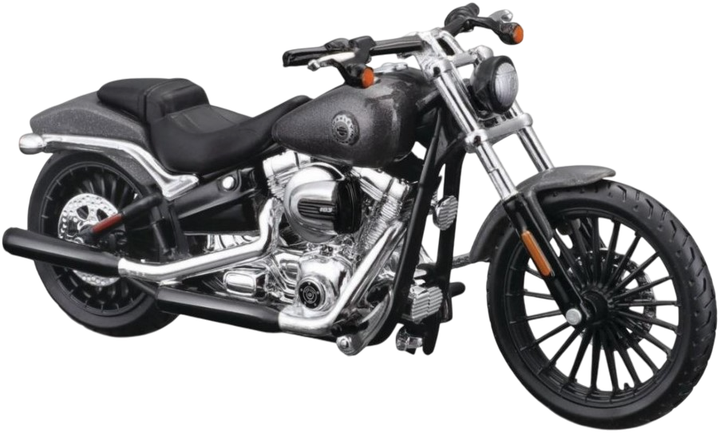 Металева модель Maisto Harley Davidson 2016 Breakout Сіра 1:18 (5907543779194) - зображення 1