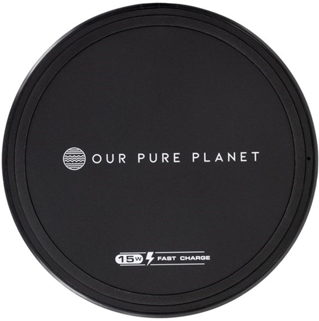 Bezprzewodowa ładowarka Our Pure Planet OPP130 QC 15W Black (9360069000146) - obraz 2