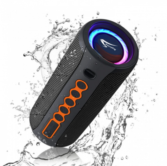 Беспроводная портативная колонка Aspiring Shake 20 1.0 TWS 40W Bluetooth FM Black (SH20TWS40) - изображение 6