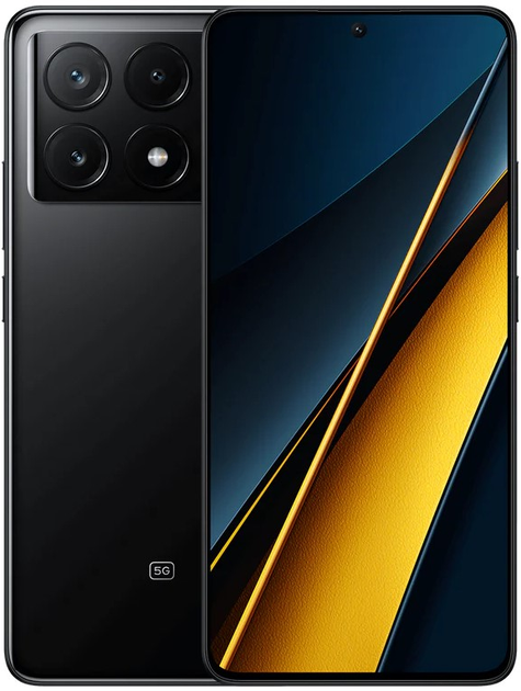 Smartfon POCO X6 Pro 5G 8/256GB Black - obraz 1