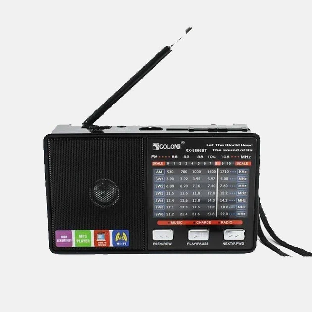 Аккумуляторный фонарь радио с MP3 + Повербанк с LED фонарем на солнечной батарее - изображение 3