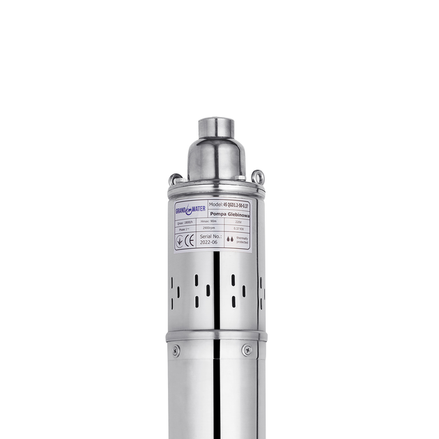 Насос глибинний Grandwater 4S QGD1,2-50-0,37 кВт CV019347 - зображення 3