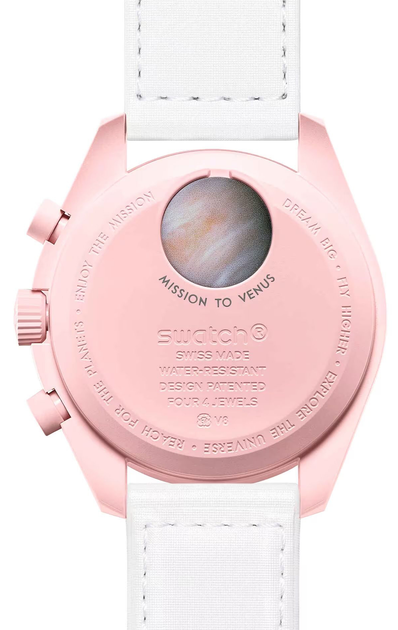 Наручные часы Swatch x Omega Bioceramic MoonSwatch Collection \'\'Mission to Venus" (SO33P100) - изображение 3