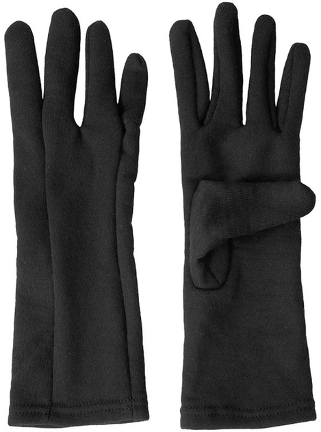 Рукавички Aclima HotWool Heavy Liner Gloves Jet 24-25.5 см Black - зображення 1