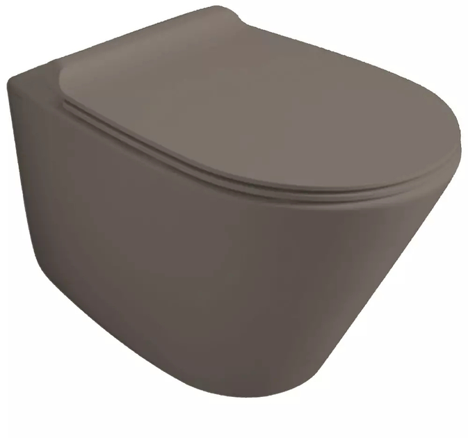 Унітаз підвісний SIMAS Gambassi GA18/F85/GA004 Rimless мокка із сидінням Soft Close дюропласт від Rozetka на платформі USKIDKA Акція на Унітаз підвісний SIMAS Gambassi GA18/F85/GA004 Rimless мокка із сидінням Soft Close дюропласт від Rozetka