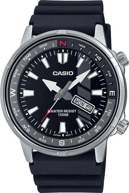 Мужские наручные часы CASIO MTD-130-1A Серебристый/Черный – купить