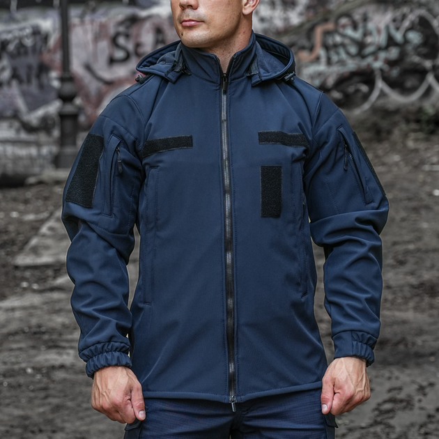 Куртка SoftShell ГСЧС цвет синий, 50 - изображение 1