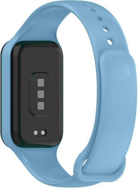 Ремешок силиконовый MRK для Mi Smart Band 8 Active / Redmi Smart Band 2 нежно-голубой (42) (mrk3771) - Фото 2 Ремешок силиконовый MRK для Mi Smart Band 8 Active / Redmi Smart Band 2 нежно-голубой (42) (mrk3771) - изображение 2
