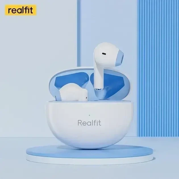 Беспроводные Bluetooth наушники вкладыши Realfit F2 TWS White - Фото 2 Беспроводные Bluetooth наушники вкладыши Realfit F2 TWS White - изображение 2