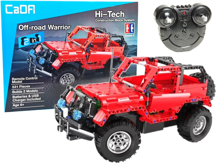 Конструктор LEAN Toys Jeep Cada RC 531 деталь (5904204752312) - зображення 2