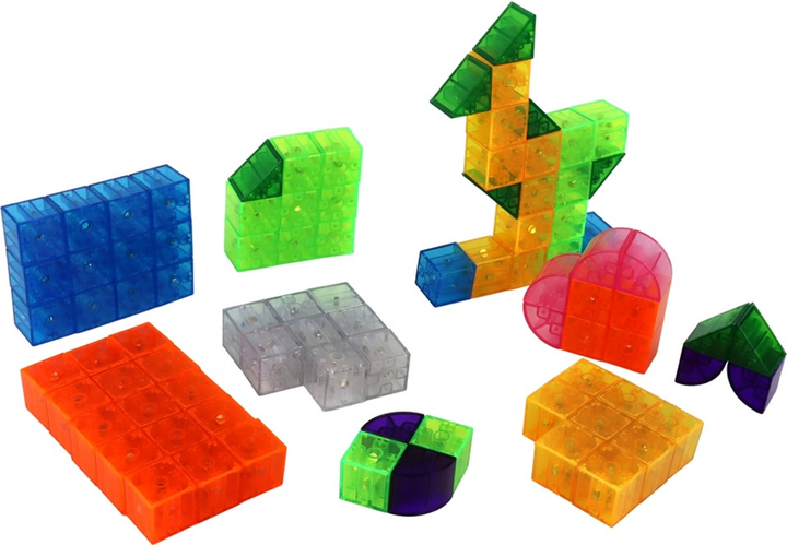 Конструктор магнітний LEAN Toys Magic Cubes Magnetic 88 деталей (5905679071281) - зображення 2