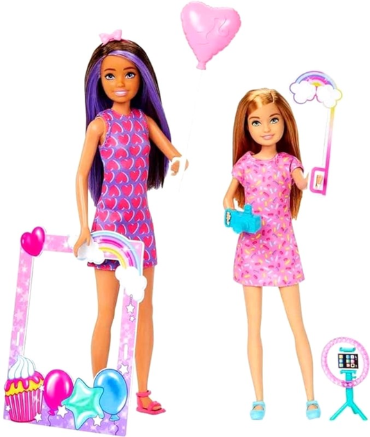 Lalka Skipper i Stacie Barbie Celebration Fun Birthday (0194735098804) - obraz 1