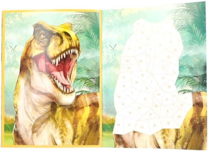 Naklejki z numerem Dino World 395 szt (4010070648671) - obraz 4