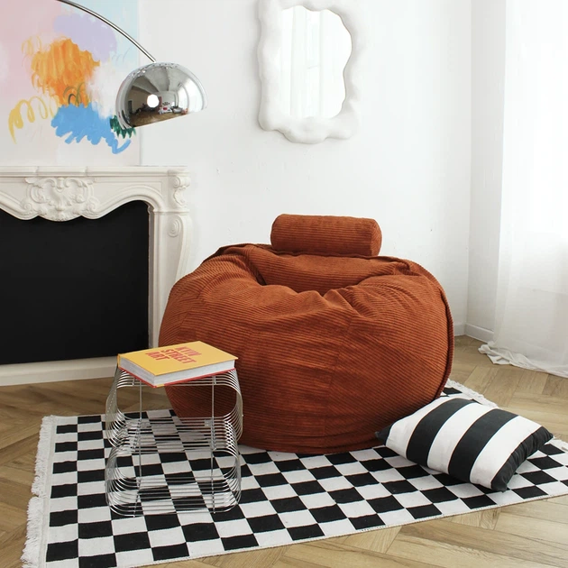 Пуф для дома Sita Hmara Large Velor French Vanilly 165*80 см - изображение 2