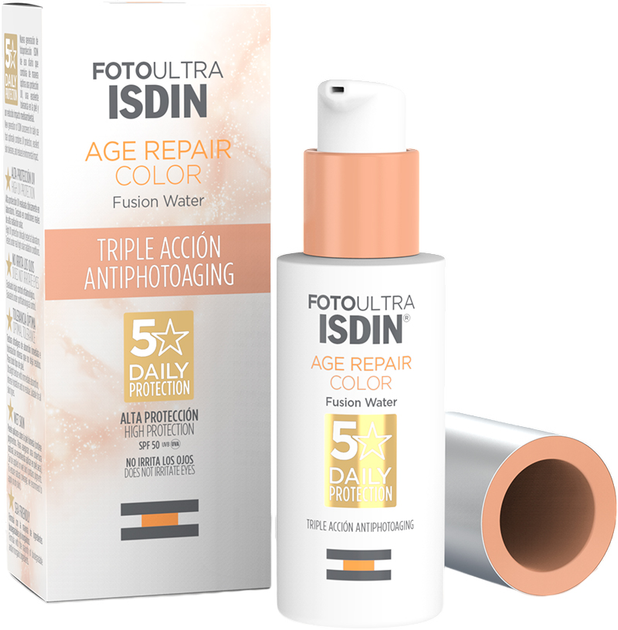 Krem przeciwsłoneczny Isdin Fotoultra Spf50 z efektem tonizującym 50 ml (8429420206014) - obraz 1