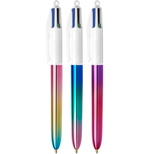 Zestaw długopisów kulkowych BIC 4 Colors Gradient 12 szt (3086123714281) - obraz 2