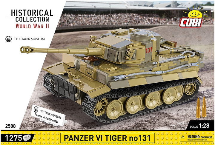 Конструктор Cobi Historical Collection Panzer VI Tiger no131 1275 деталей (5902251025885) - зображення 1