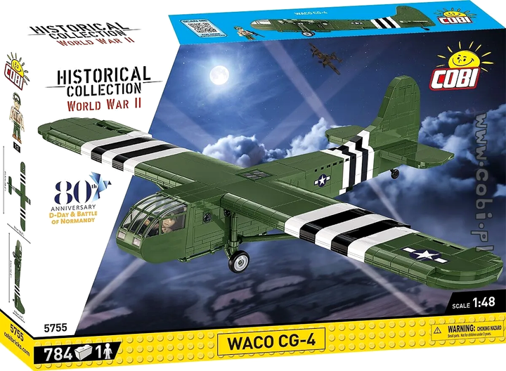 Конструктор Cobi Historical Collection Waco CG-4 784 деталі (5902251057558) - зображення 1