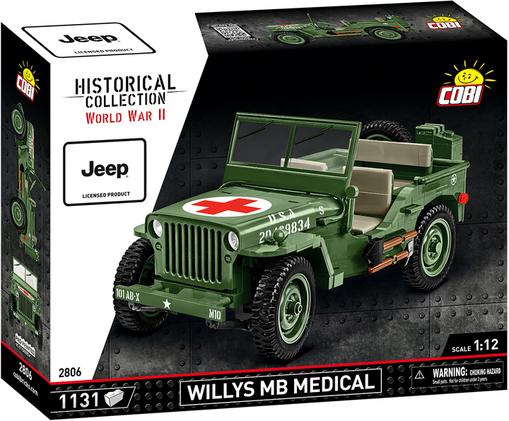 Конструктор Cobi Historical Collection Willys MB Medical 1131 деталь (5902251028060) - зображення 1