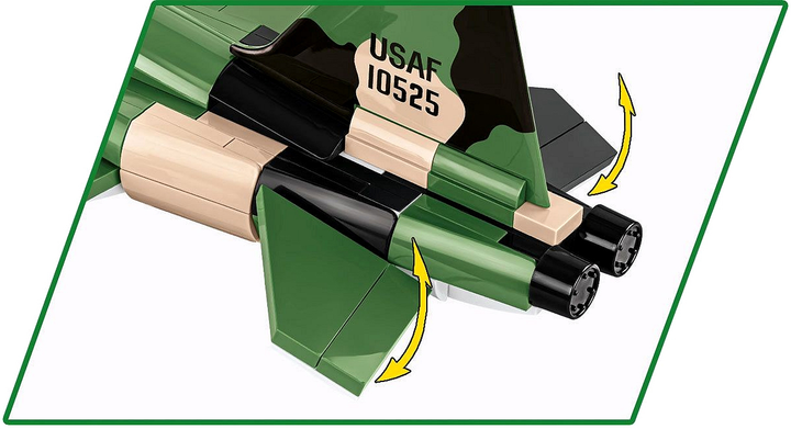 Klocki konstrukcyjne Cobi Northrop F-5A Freedom Fighter 352 elementy (5902251024253) - obraz 3